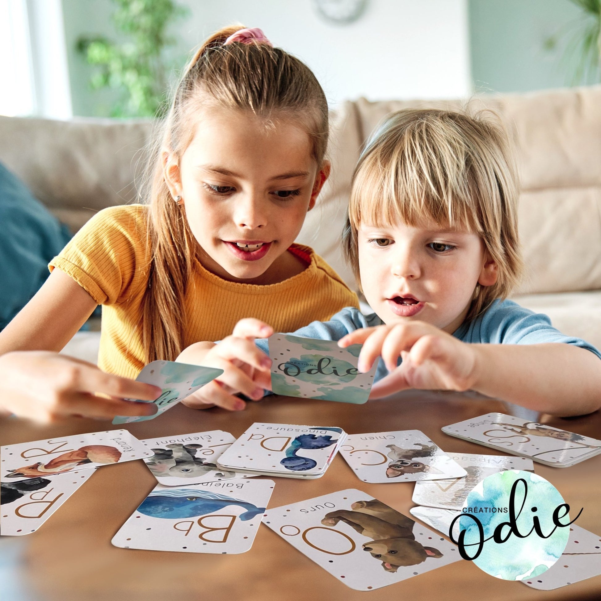 Cartes Abécédaire enfant - Créations Odie